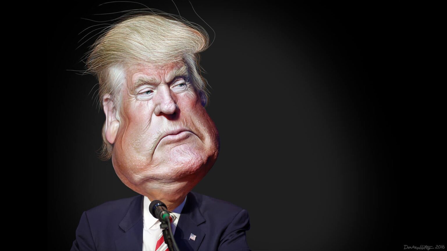 Donald Trump Caricature 29782768073 • 🚀 techboys.de : 💡Smarte Technik & Hardware für den Alltag